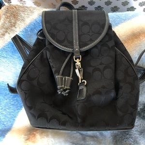 Coach mini backpack